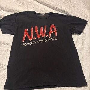 Vintage N.W.A Black Graphic T-Shirt vintage xl